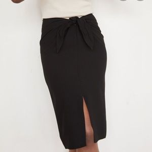 Jenni Kayne black crepe skirt